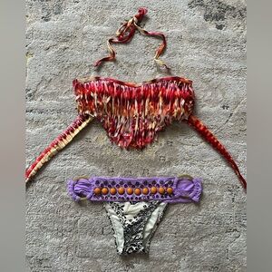Embellished Fringe Bikini
